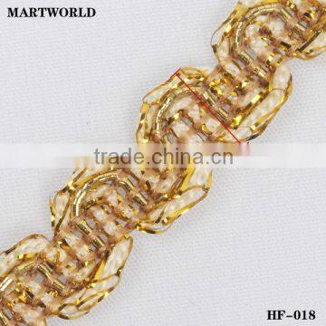 gold mylar russia braid(HF-018)