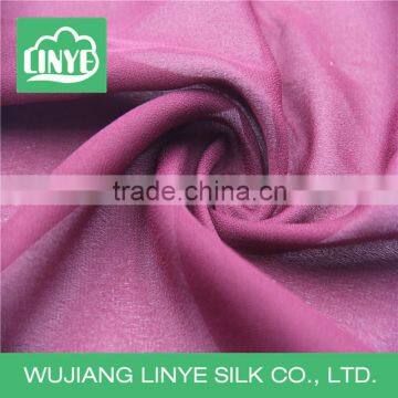 lithe polyester imitated crepe de chine fabric, summer dress fabric, silk-like fabric