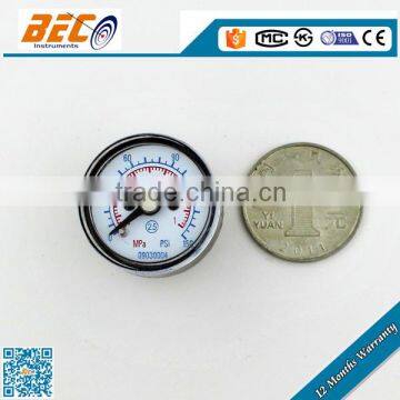 (YL-25D) 25mm common pressure micro diameter steel case material cheap price panel mount underground tank gauge meter