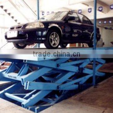 car scissor parking platform