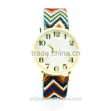 Made in China Fabric Strap Quartz Watch Price, Fashion Watch Women, Watch for Women photo-2