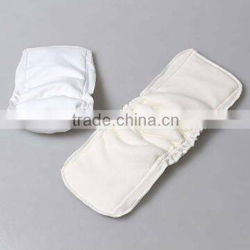 Bamboo Cotton Nappy Insert With Gusset PUL Prevent Leak