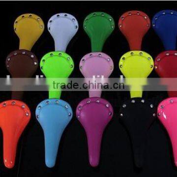 colorful bike saddle for fixed gear bike