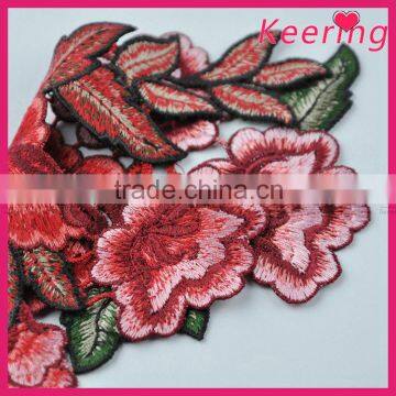 handmade applique flower embroidery pattern for wedding dress decoration