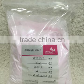 1kg package pure color acrylic powder by China nail product factory