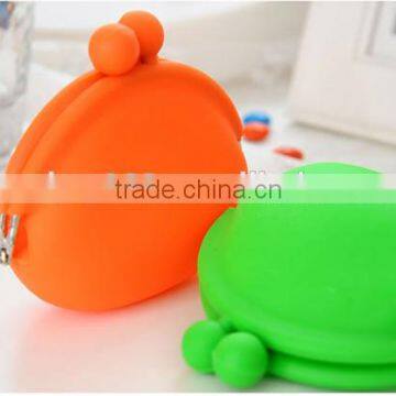 Wholesale factory bulk wholesale silicone coin purse/silicone jelly coin purse