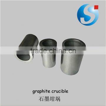 Graphite crucibles for melting glass