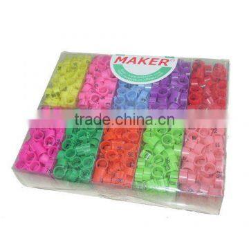 Plastic Numeric Racing Pigeon Ring colorful free color