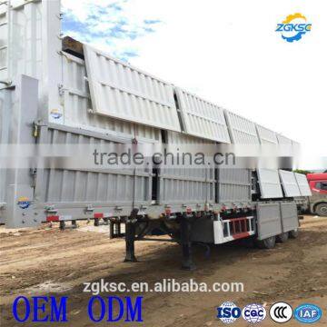 3 axle side semi trailer extendable semi trailer