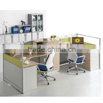 comprehensive design promotion office table partition for 2-person