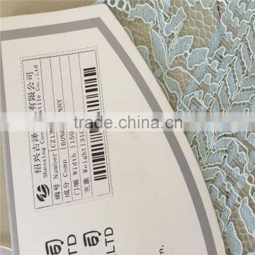 Good Capacity Scallops High Quality Cotton Nylon Guipure Lace Fabric Wholesale