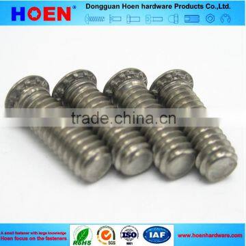 Flat Head Pressure Rivet Self Clinching Studs Screws