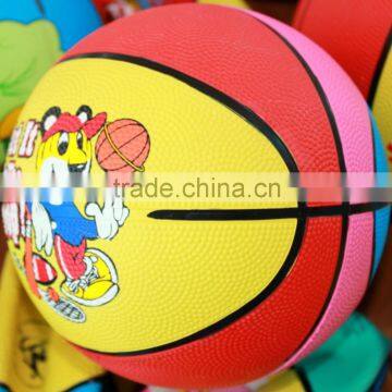 rubber material kids toy wholesale mini basketball balls