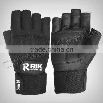 Gym Gloves Weightlifting Gloves Made of Cowhide Grain Leather Weightlifting Fitness Gym Exercise Gloves