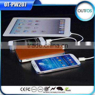 High fashion super slim 12000mah power bank battery charger