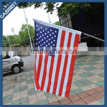 Outdoor cheap customize flying flag banner usa country american flag