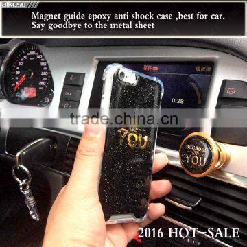 2016 new anti shock liquid epoxy resin cell phone case For Iphone6/ 6s