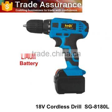 18 V battery for portable cordless nail drill