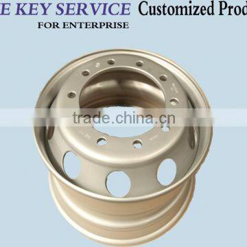 LOTOUR Brand Steel Truck Wheels & Rims 19.5x6.75 19.5x7.50 for Dong Feng photo-2