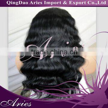 Body wave 100% Chinese remy human hair Long full lace wig