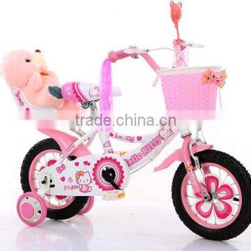 lovely 12 inch girls children bike / Pink princess children bicycles / single speed kids bike