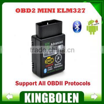 HH OBD MINI ELM327 Torque Android Bluetooth OBD2 OBDII CAN BUS Check Engine Auto Scanner Adapter