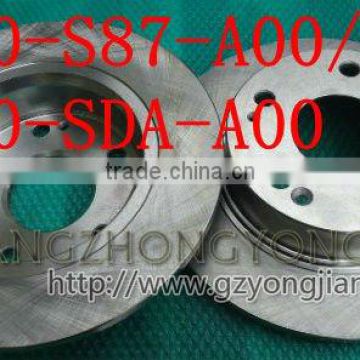 Auto Brake Disc / Disc Brake/Brake Rotor /stop pads 42510-S87-A00 42510-SDA-A00