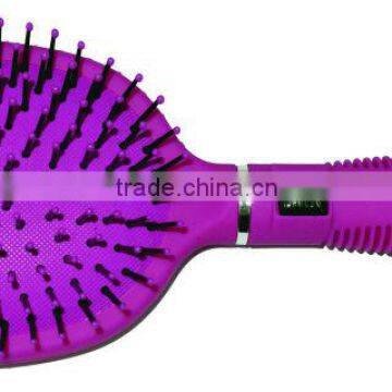 Rectangular Pink Cushion Hairbrush