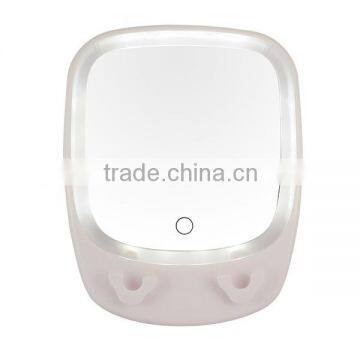 Suction Cup Hanging Makeup Mirror With Magnifier / Battery Lighted Hanging Salon Mirror Style Bathroom Mirrors photo-3