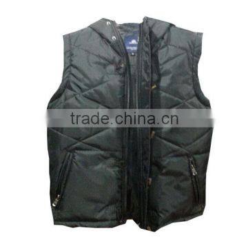 2014 high quality men's sleeveless down jacket