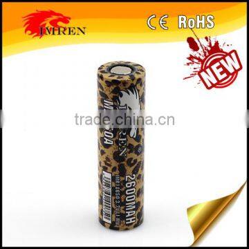 Authentic IMREN 18650 2600mah 50A 18650 rechargeable imren battery for MOD