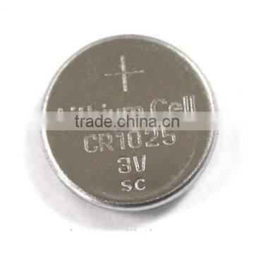 3v button cell battery / CR1025 button cell battery 30mah