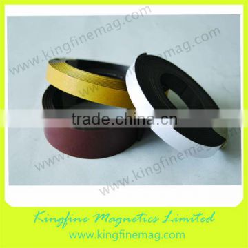 Anisotropic rubber self adhesive magnetic tape