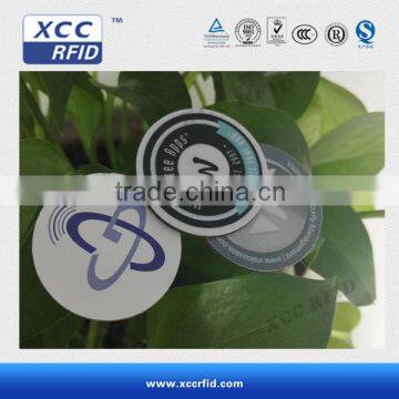 2016 Hot Sale! 13.56mhz ISO14443a Ntag213 Anti Metal NFC PVC Disc Tag