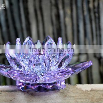 2016 pretty popular sale crystal flower,crystal decoration small crystal lotus flower