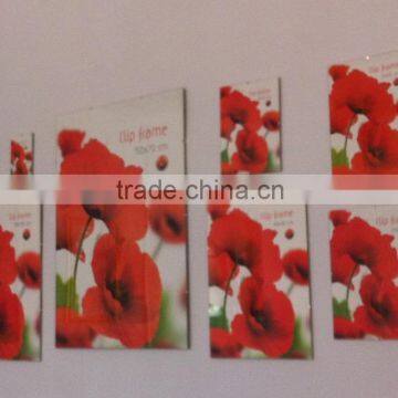 Wholesale easy frameless glass clip snap picture frame