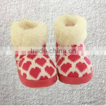 Premium quality indoor comfortable knited warm baby boots