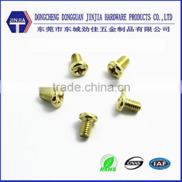 Copper screw phillips pan head screw m4x6 electrical machine screws