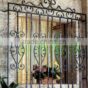 New Style wrought iron window grill design