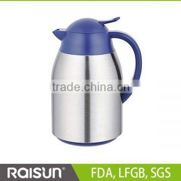 2014 high vacuum hot sell double wall stainless steel cast iron kettles 1200ML 1500ML 1800ML