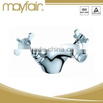 Hot selling one hole dual handles basin mixer