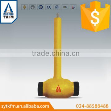 TKFM manual type gas pipeline used 2 inch underground reduced bore ball valve