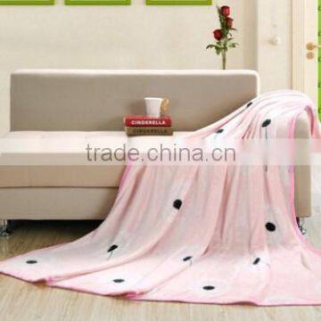 2015 New Printed 100% polyester flannel fleece blanket