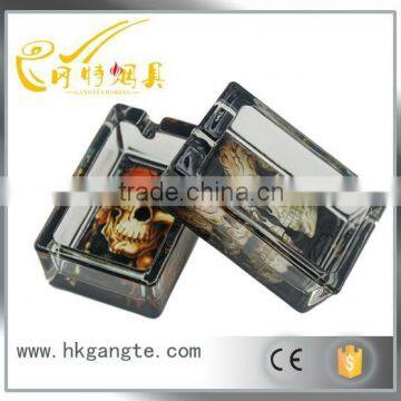 GT-1112cheap square glass cigarette ashtray for household