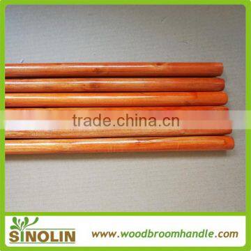 SINOLIN painting wood varnisehd broom mop handle stick with Italian screw