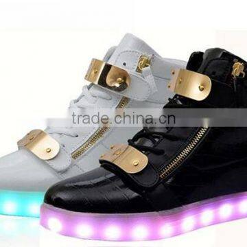 Fashion adult led sneakers light shoes 7 colors changeable                        
                                                                                Supplier's Choice