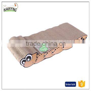 Shaped cardboard cat scratcher/protect your furniture and save money