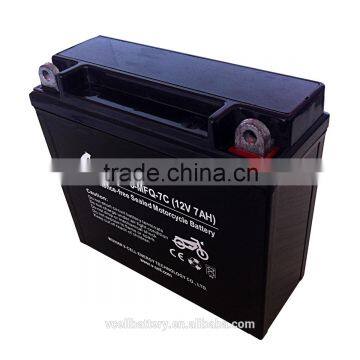 6-MFQ-7C2 high quality deep cycle scooter battery 12V7AH