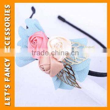 PGHD0322 New arrival girls handmade colorful flower headband