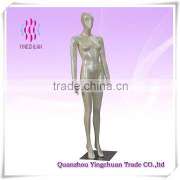 Fashion abstract face ivory glossy female mannequin